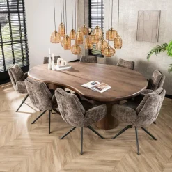 WoonStijl Eetkamertafel sculpture acacia 240 cm