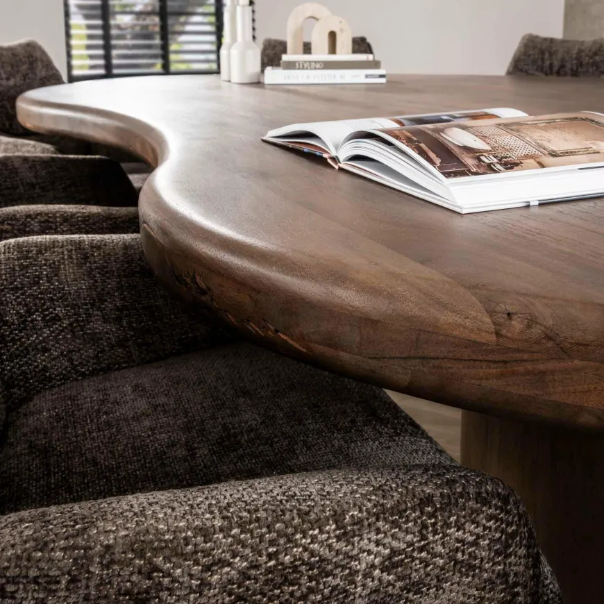 WoonStijl Eetkamertafel sculpture acacia 240 cm