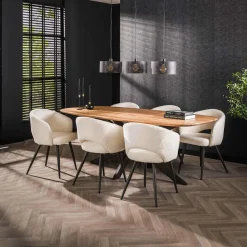 WoonStijl Eettafel Arhus solid acacia 215 cm