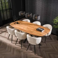 WoonStijl Eettafel Arhus solid acacia 215 cm