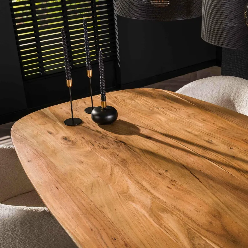 WoonStijl Eettafel Arhus solid acacia 215 cm