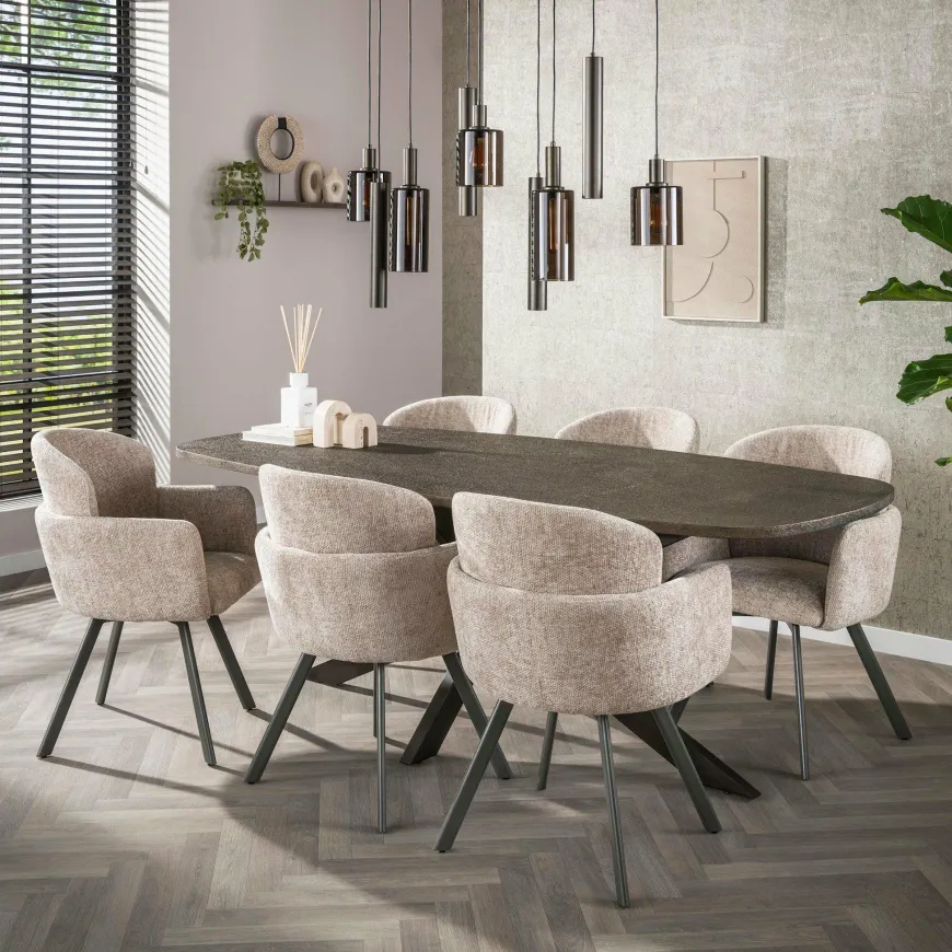 WoonStijl Eettafel Bronvik deens ovaal 215 cm