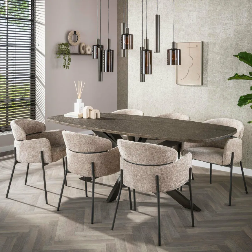 WoonStijl Eettafel Bronvik deens ovaal 215 cm