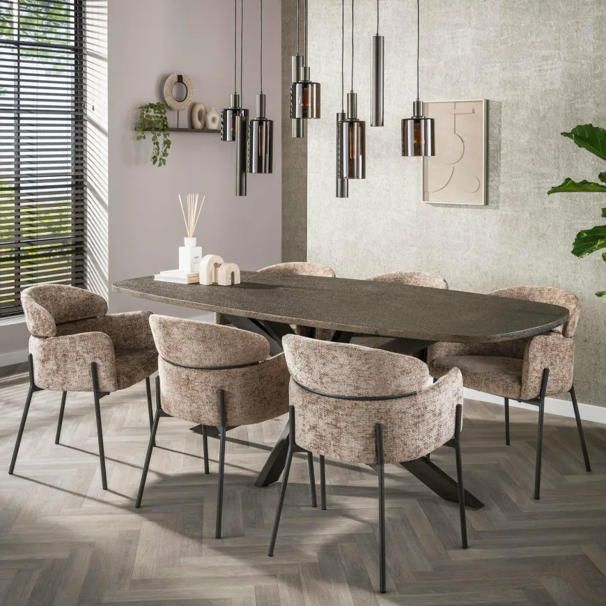 WoonStijl Eettafel Bronvik deens ovaal 215 cm
