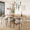 WoonStijl Eettafel Wave centrale poot 215 cm