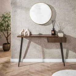 WoonStijl Hal-/kaptafel Carve met 1 lade
