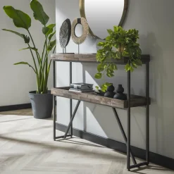 WoonStijl Haltafel Teca layer opstaande rand