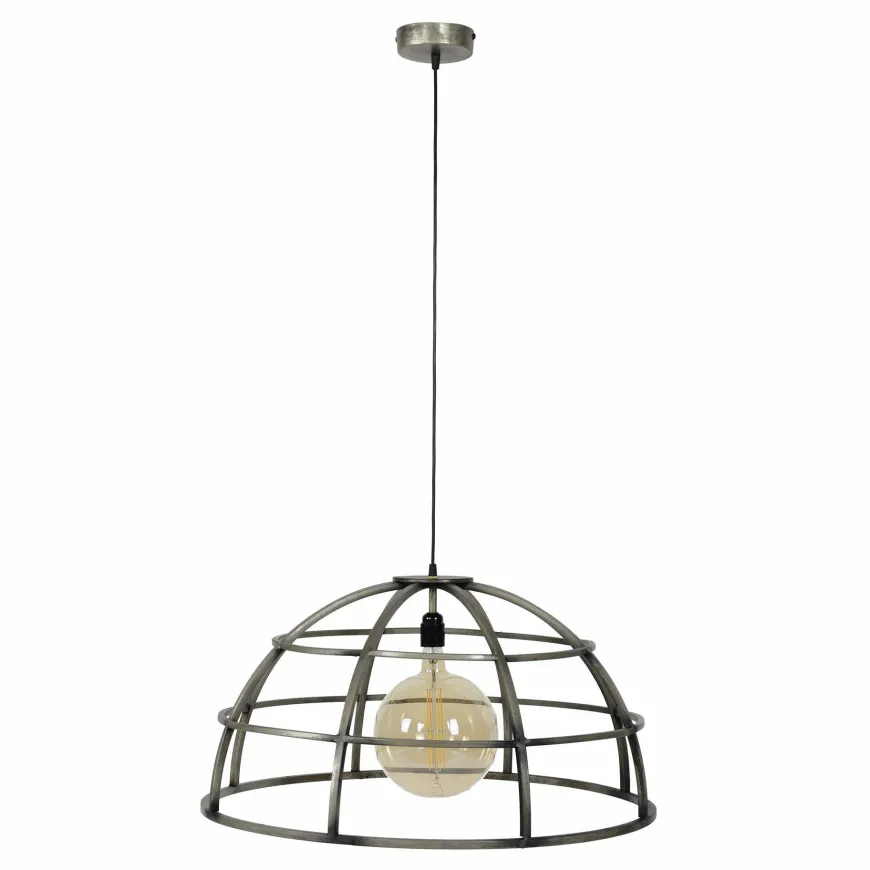 WoonStijl Hanglamp Ø70 dome / Oud zilver