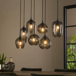 WoonStijl Hanglamp 4+3 hexagon mix