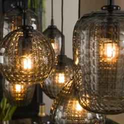WoonStijl Hanglamp 4+3 hexagon mix