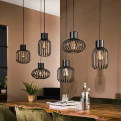 WoonStijl Hanglamp 3+3 mix metal