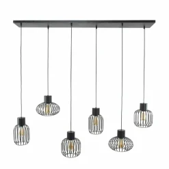 WoonStijl Hanglamp 3+3 mix metal