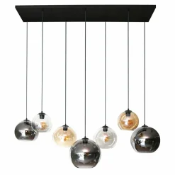 WoonStijl Hanglamp 4+3 multi globe XL