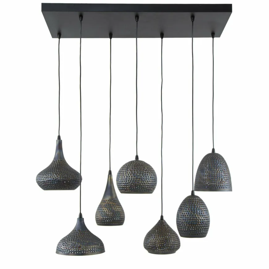 WoonStijl Hanglamp 4+3 punch mix