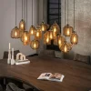 WoonStijl Hanglamp 5+5+5 rib glass