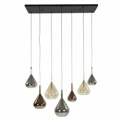 WoonStijl Hanglamp 4+3 wings mix glass