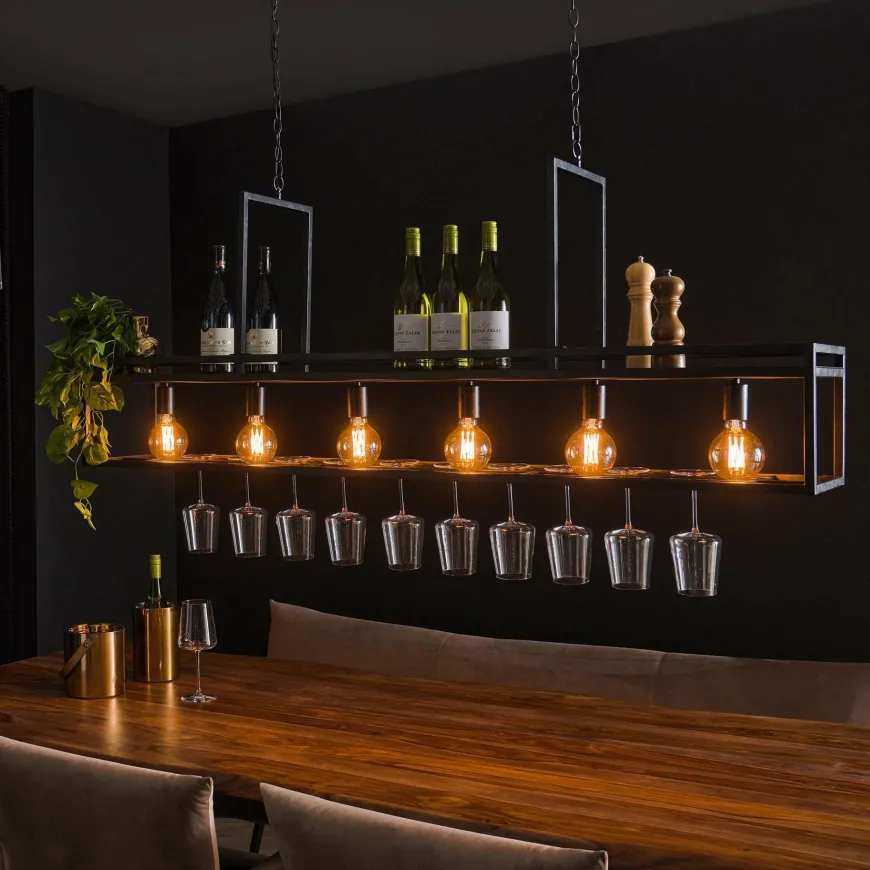 WoonStijl Hanglamp Decorate met 6 lampen