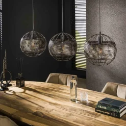 WoonStijl Hanglamp 3L Ø30 armor open