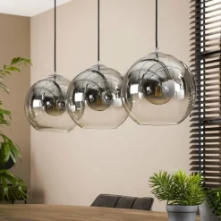 WoonStijl Hanglamp 3L bubble shaded