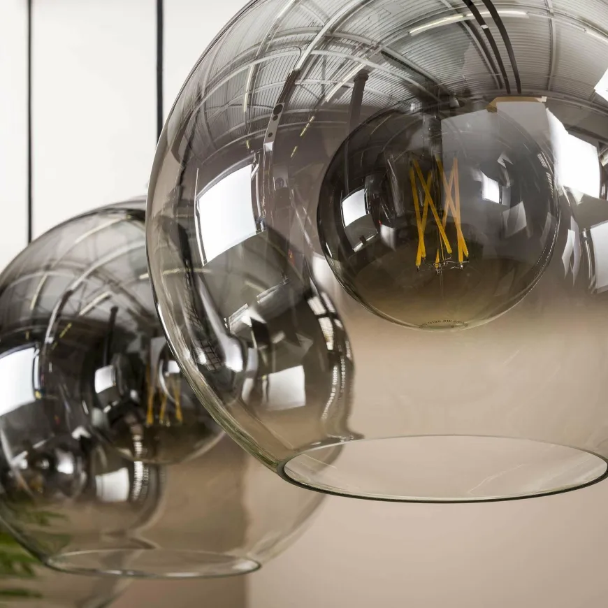 WoonStijl Hanglamp 3L bubble shaded