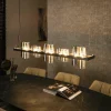 WoonStijl Hanglamp 10L cylinder mixed glass