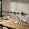 WoonStijl Hanglamp 14L cylinder mixed glass