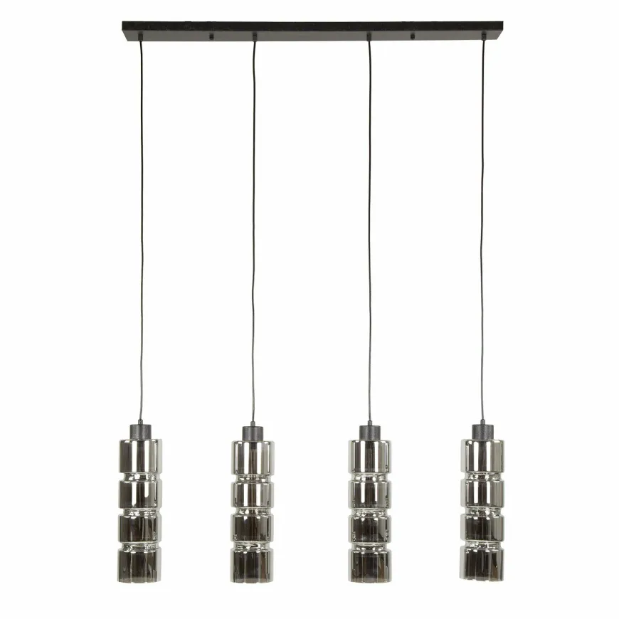 WoonStijl Hanglamp 4L cylinder glas