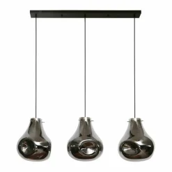WoonStijl Hanglamp 3L dent glass