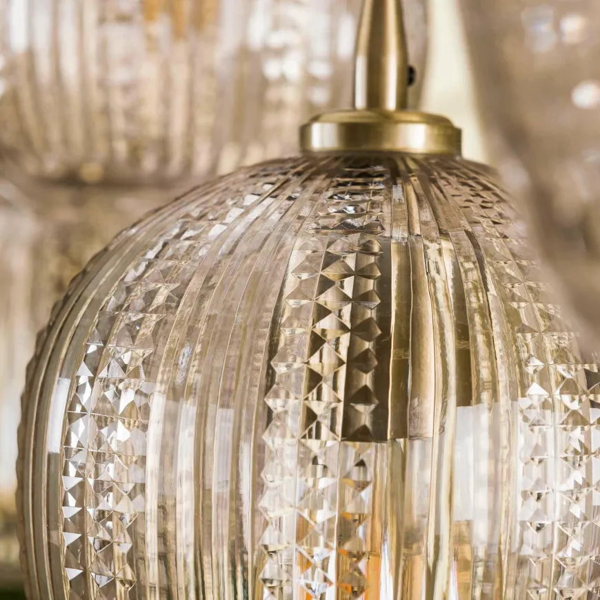 WoonStijl Hanglamp 5L diamond grain mix