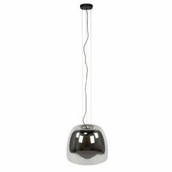 WoonStijl Hanglamp 1L drift XL glass Smoke