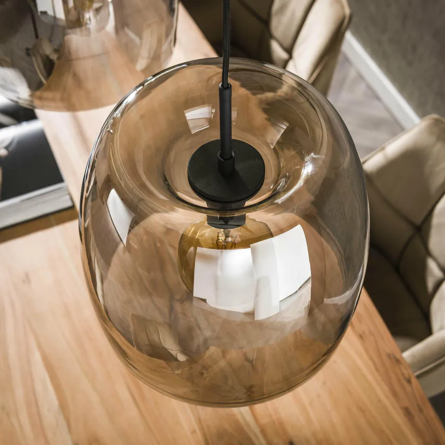 WoonStijl Hanglamp 3L drift glass