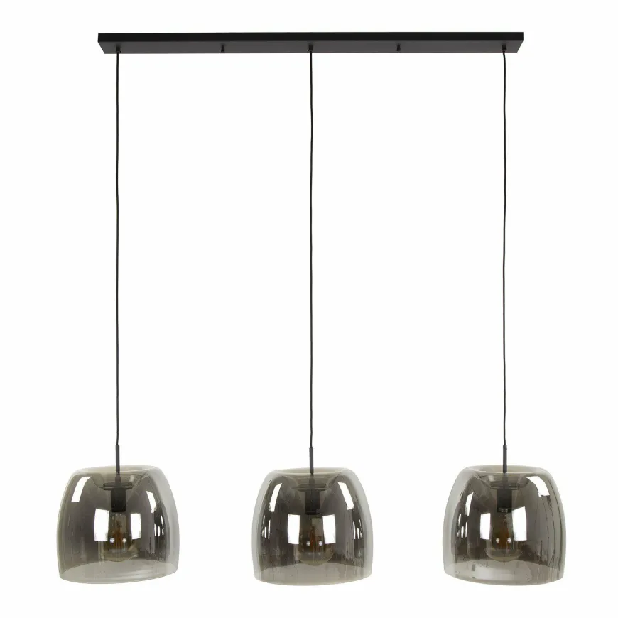 WoonStijl Hanglamp 3L drift glass