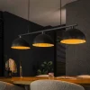 WoonStijl Hanglamp 3L halfronde kap-ribbel