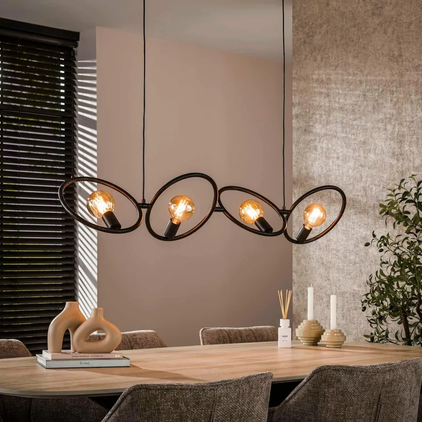 WoonStijl Hanglamp 4L Loop