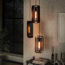 WoonStijl Hanglamp 3L mesh rotate