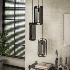 WoonStijl Hanglamp 3L mesh rotate