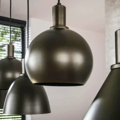 WoonStijl Hanglamp 5L Metallo mix Sienna bruin
