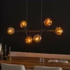 WoonStijl Hanglamp 6L molecule mix glass