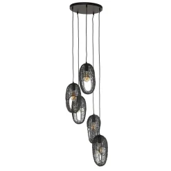 WoonStijl Hanglamp 5L open oog wire