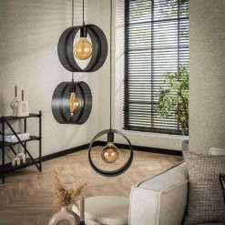 WoonStijl Hanglamp 3L ring geperforeerd
