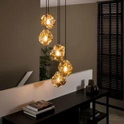 WoonStijl Hanglamp 5L rock getrapt