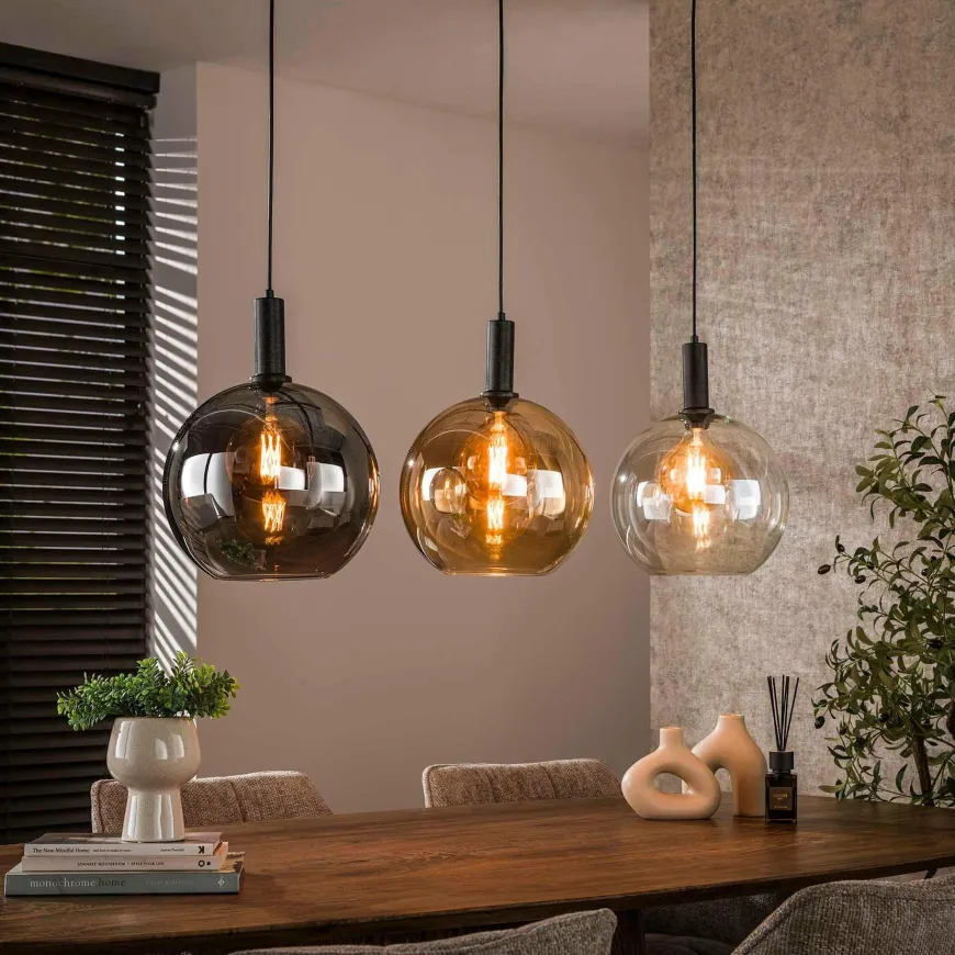 WoonStijl Hanglamp 3L Sfera tricolore