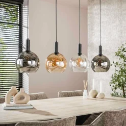 WoonStijl Hanglamp 4L Sfera tricolore