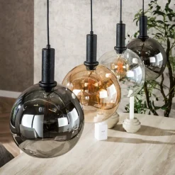 WoonStijl Hanglamp 4L Sfera tricolore