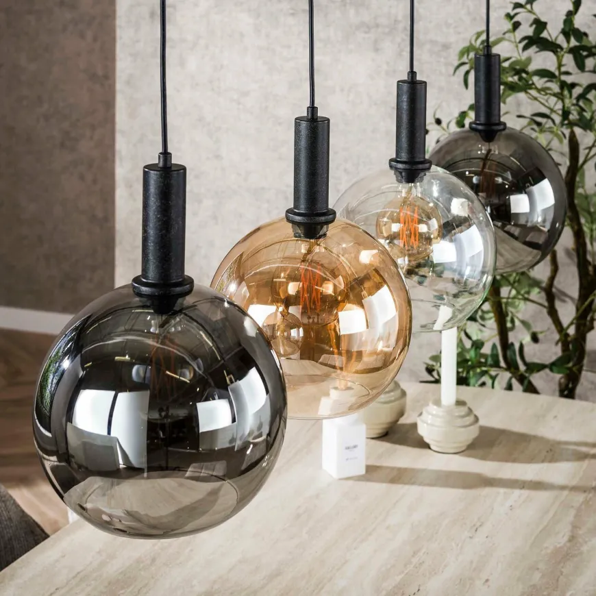 WoonStijl Hanglamp 4L Sfera tricolore