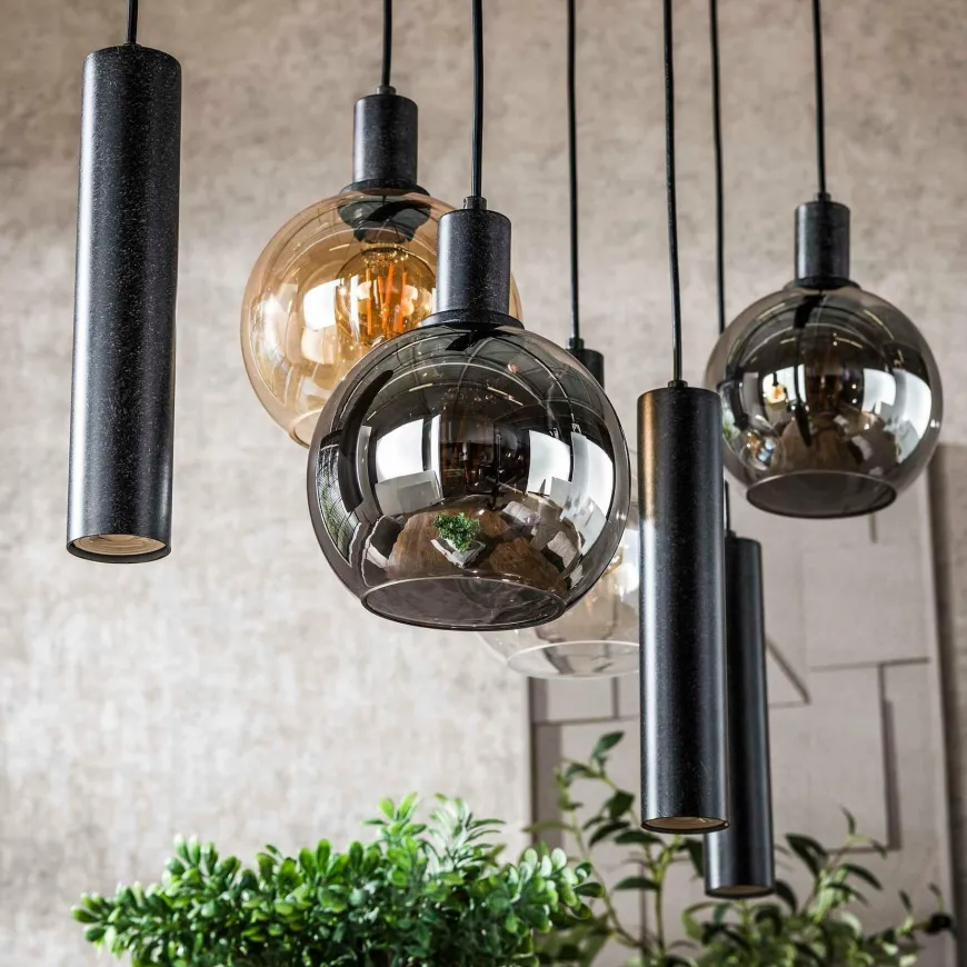 WoonStijl Hanglamp 4+3L Sfera tricolore