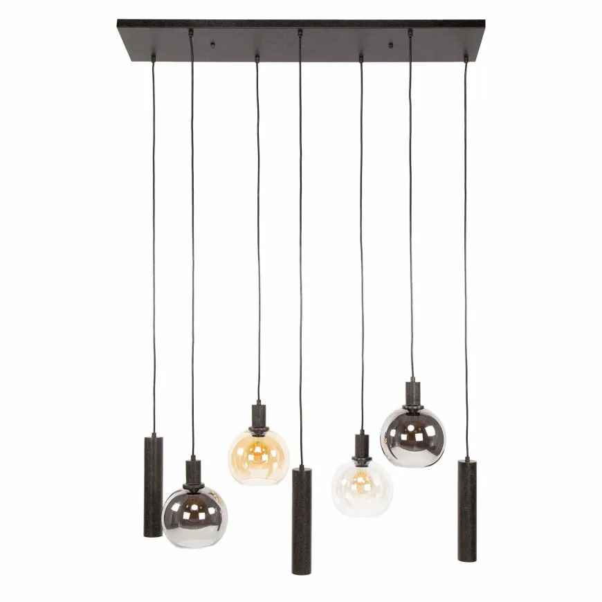 WoonStijl Hanglamp 4+3L Sfera tricolore