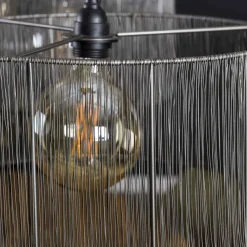 WoonStijl Hanglamp 2L stringshade metal