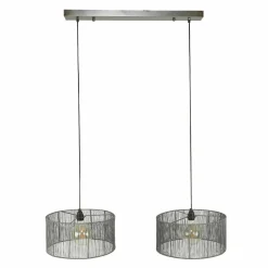 WoonStijl Hanglamp 2L stringshade metal