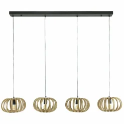 WoonStijl Hanglamp 4L stripes